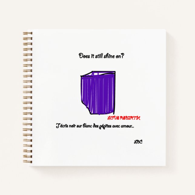 Carnet petit spirales - motif diamand LBC Notizbuch (Vorderseite)