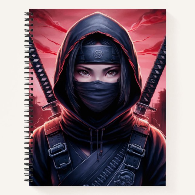 Carnet Serie 1 Ninja 02 Notizbuch (Vorderseite)