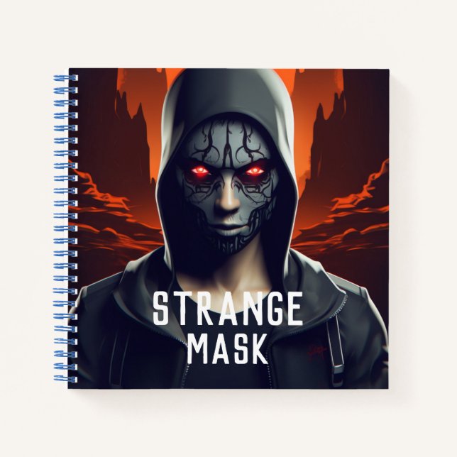 Carnet Strange Mask Notizbuch (Vorderseite)