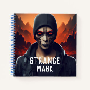 Carnet Strange Mask Notizbuch