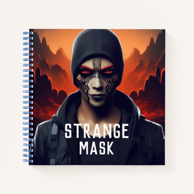 Carnet Strange Mask Notizbuch (Vorderseite)