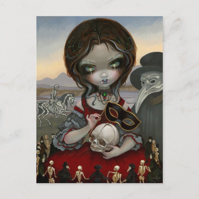 "Carnevale di Morte" Postkarte (Vorderseite)