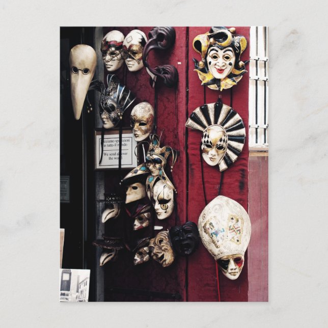 Carnevale di Venezia Postkarte (Vorderseite)