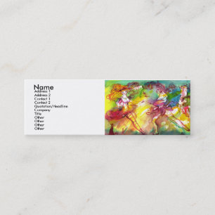 CARNIVAL BALLET / Venezianische Masquerade, Tanz,  Mini Visitenkarte