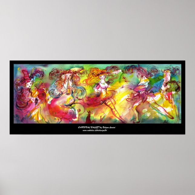 CARNIVAL BALLET / Venezianische Masquerade, Tanz,  Poster (Vorne)