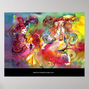 CARNIVAL BALLET / Venezianische Masquerade, Tanz, Poster