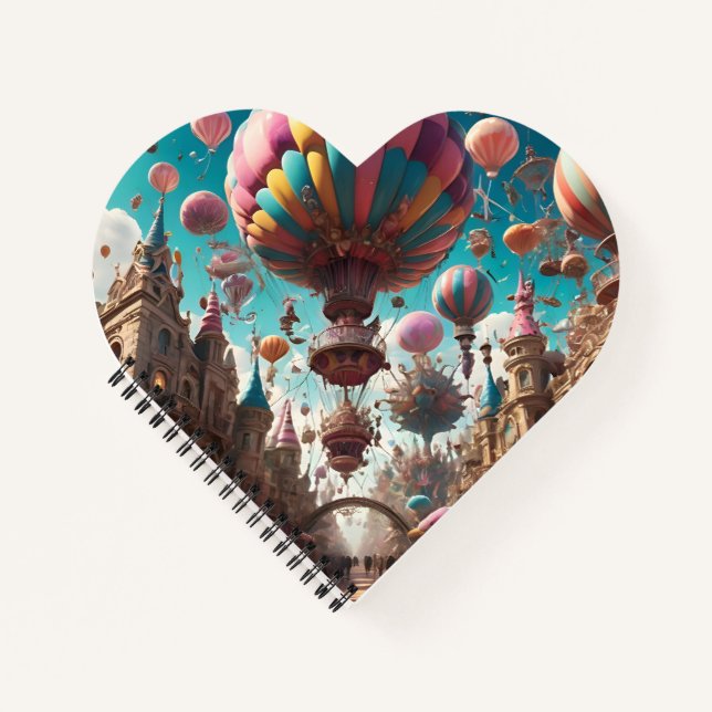 Carnival Balloon Festival Notizbuch (Vorderseite)