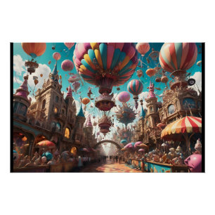 Carnival Balloon Festival Poster