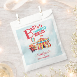 Carnival Circus Blue Baby Dusche Geschenktütchen