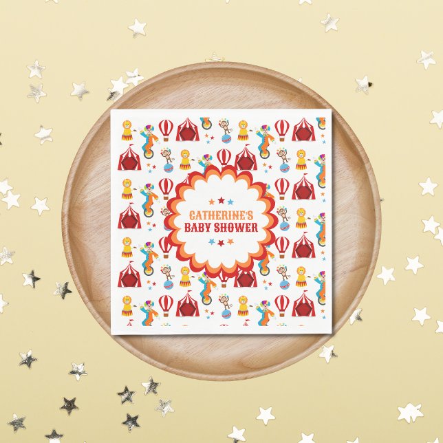 Carnival Circus Festival Kinderdusche Serviette (Von Creator hochgeladen)