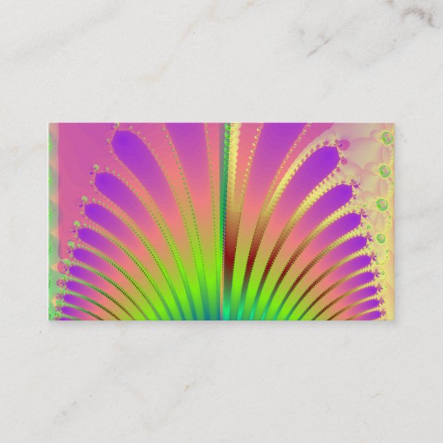 Carnival Feathers Visitenkarte (Vorderseite)