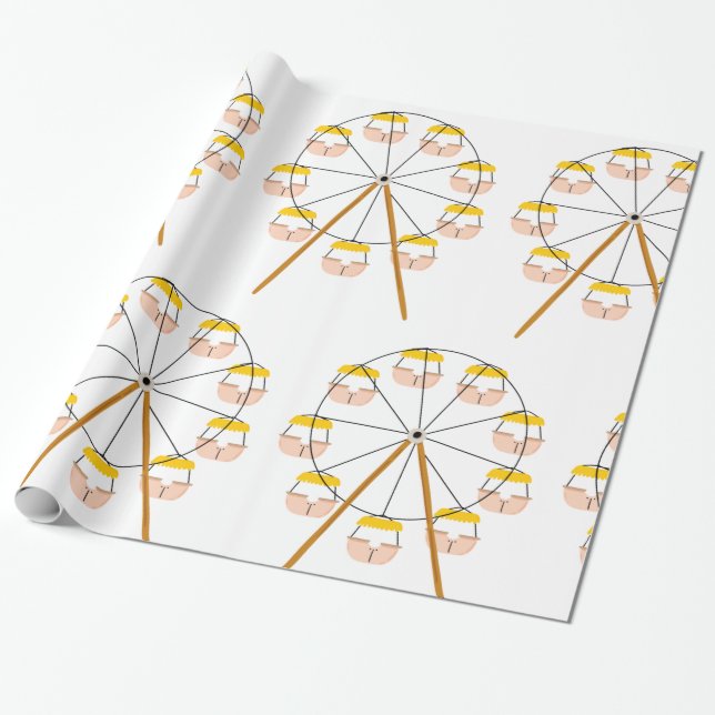 Carnival Ferris Wheel Geschenkpapier (Ungerollt)
