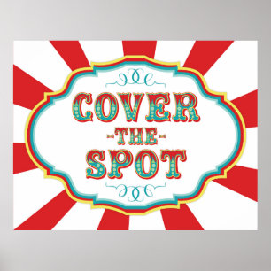 Carnival Game Sign Cover zum Spielen Poster