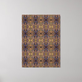 Carnival Glass Grass With Orange Mold Fungus tiled Leinwanddruck