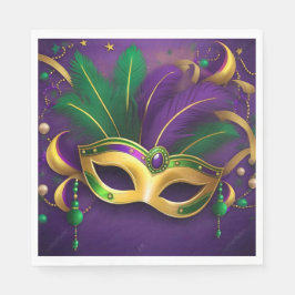 Carnival Napkins - Mardi Gras Festival Serviette