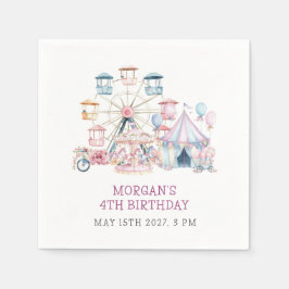 Carnival Niedliche Geburtstag Budget Party Serviette