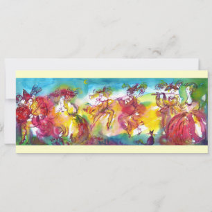 CARNIVAL NIGHT Creme Einladung