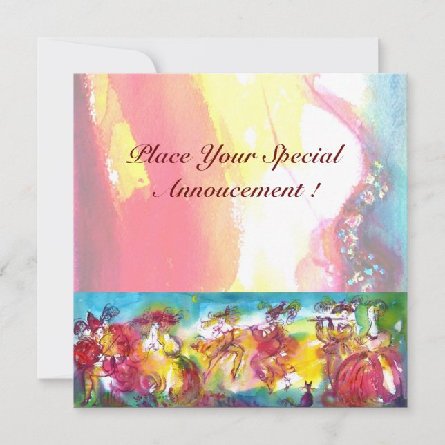 CARNIVAL NIGHT, Mardi Gras Masqureade, Tanz, Musik (Vorderseite)