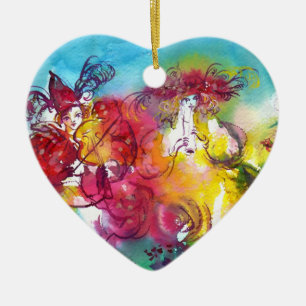 CARNIVAL NIGHT / Venezianische Masquerade, Tanzmus Keramikornament