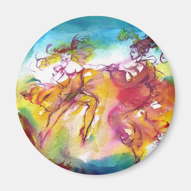 CARNIVAL NIGHT / Venezianische Masquerade, Tanzmus Magnet (Vorne)