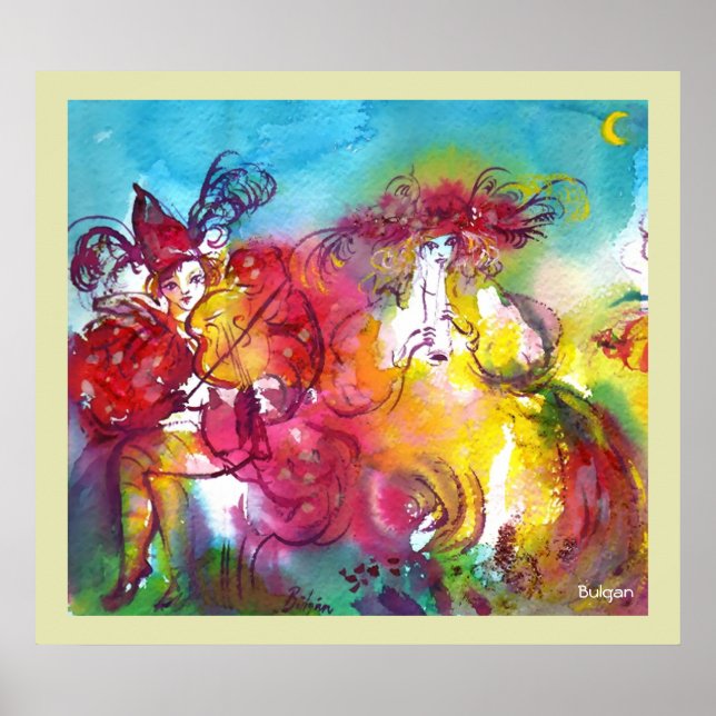 CARNIVAL NIGHT / Venezianische Masquerade, Tanzmus Poster (Vorne)