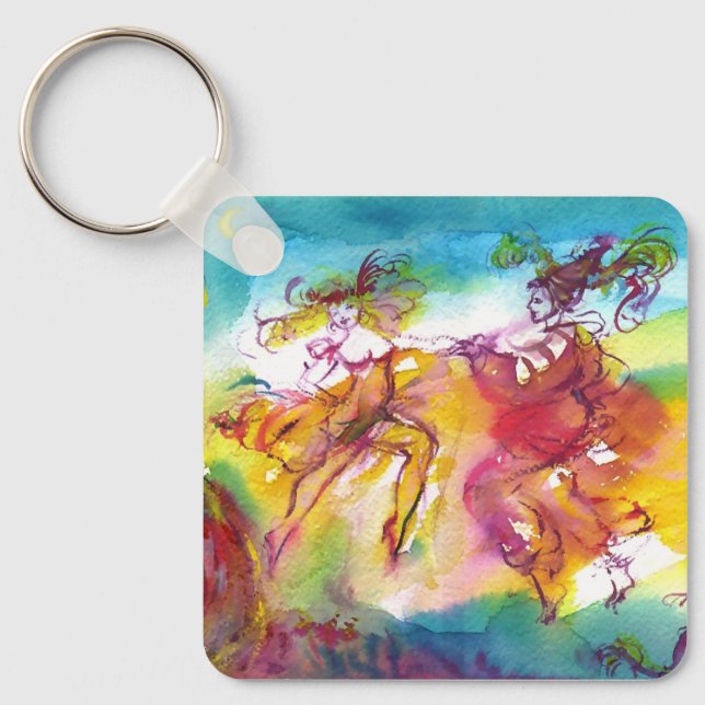 CARNIVAL NIGHT / Venezianische Masquerade, Tanzmus Schlüsselanhänger (Vorderseite)