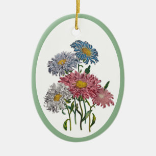 Carnival of flowers: China Asters Keramik Ornament