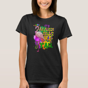 Carnival Party Idee Flamingo Mardi Gras Premium T-Shirt
