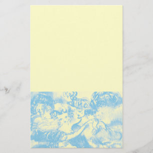CARNIVAL TANCE, blaue Creme Briefpapier