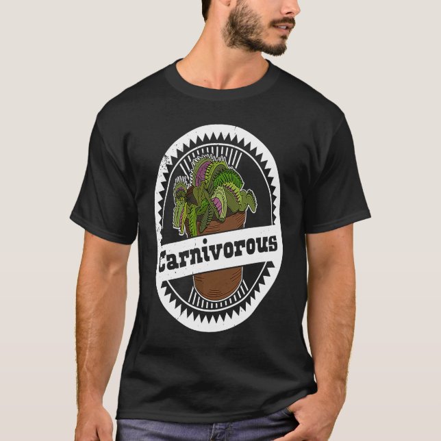 Carnivora carnivorous plants gardeners hobby garde T-Shirt (Vorderseite)