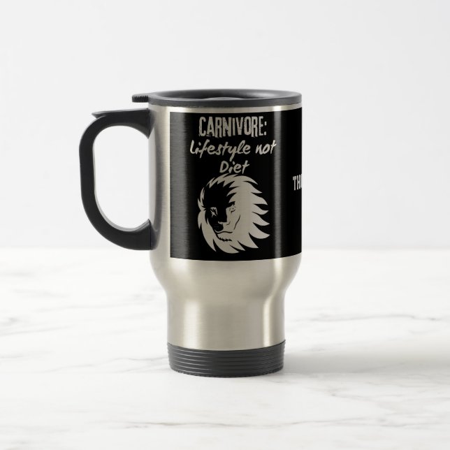Carnivore-Tasse Reisebecher (Links)