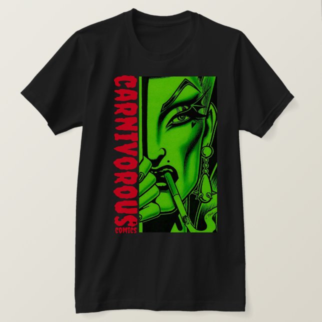 Carnivorous™/Enter wenn Sie es wagen T-Shirt (Design vorne)