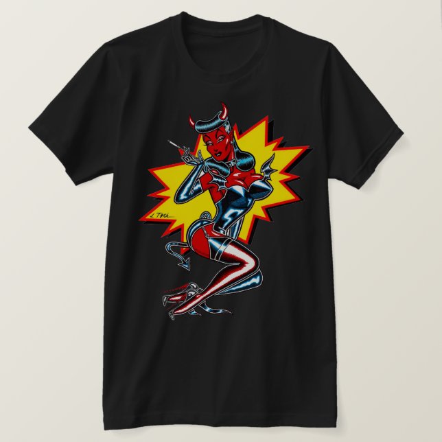 Carnivorous™/Slinky She-Devil T-Shirt (Design vorne)