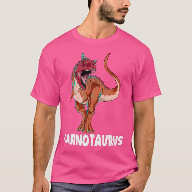 Carnotaurus Dinosaur Design T-Shirt (Vorderseite)