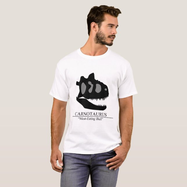 Carnotaurus Skull T-Shirt (Vorne ganz)