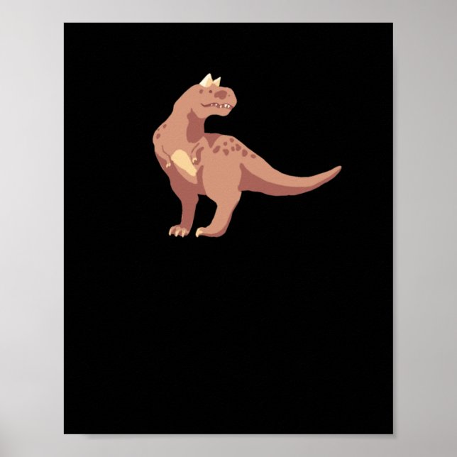 Carnotaurus-Sticker Poster (Vorne)