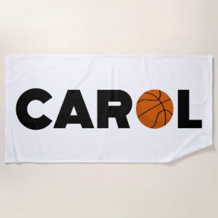 Carol Basketball Strandtuch