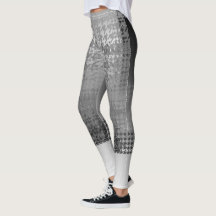 Carol E Capri Cut-Offs Hahnentrittmuster Leggings