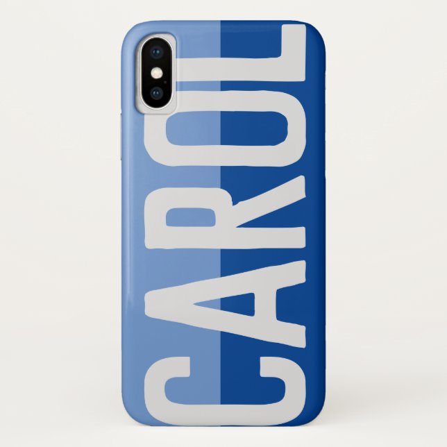 Carol mit den ersten Vornamen und Blume Case-Mate iPhone Hülle (Rückseite)