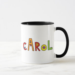 "Carol" Monster-Buchstaben Tasse