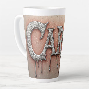Carol Name in triefendem Gold Milchtasse