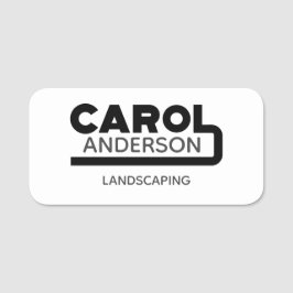 Carol Name Tag Namensschild
