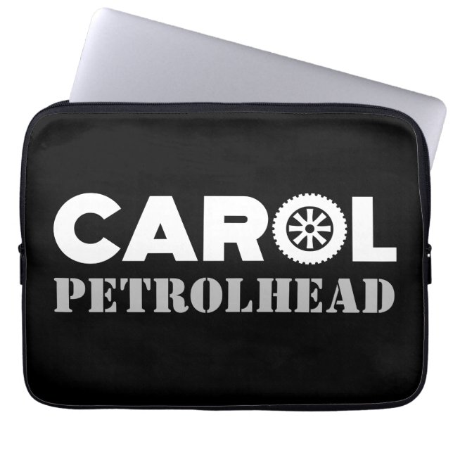 Carol Petrol Head Laptopschutzhülle (Vorderseite)
