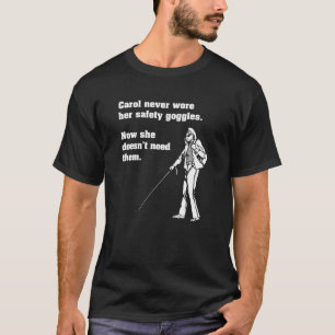 Carol Safety Goggles Science Chemistry T-Shirt