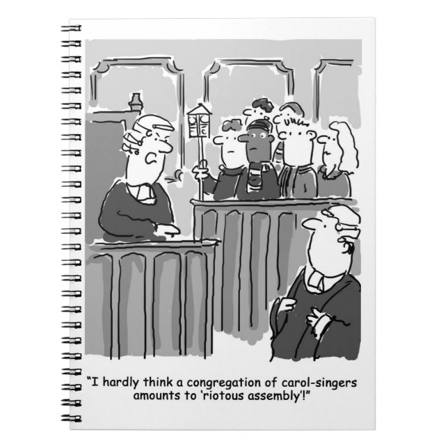 Carol Sänger vor Gericht Notizblock (Vorderseite)