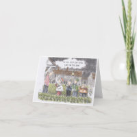 Carol Singers Christmas Card