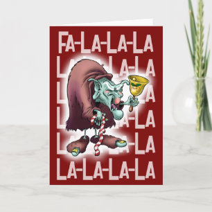 CAROL the YULETIDE TROLL (Glanz) - Jeff Willis Art Karte