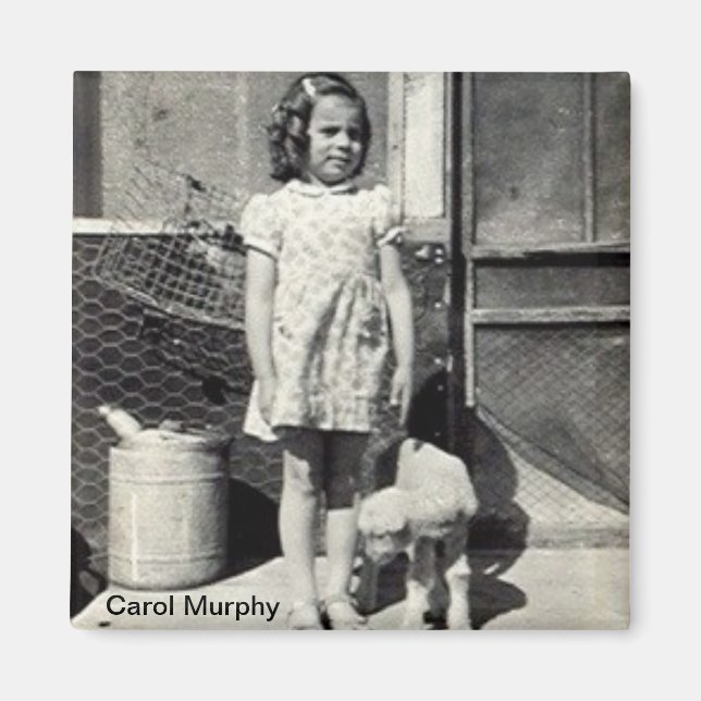 Carol- und Lamm-Magnet Magnet (Vorne)