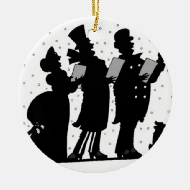 Carolers Keramikornament (Vorne)