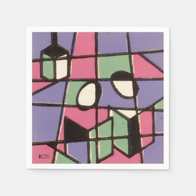 Carolers Serviette (Vorderseite)